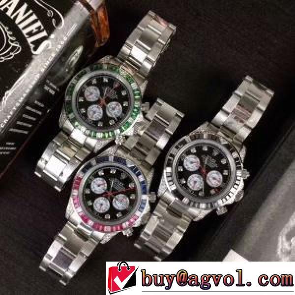 3色可選 ステンレス 上品上質 2026秋冬 ロレックス ROLEX コーティングガラス 6針クロノグラフ セール中 ロレックスブランド コピー.196.