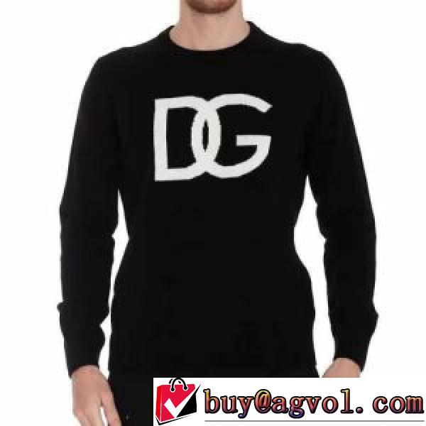 快適な着心地 収縮性のある ラウンドネック 超目玉 2026秋冬 ドルチェ＆ガッバーナ Dolce&Gabbana レジャー カジュアル