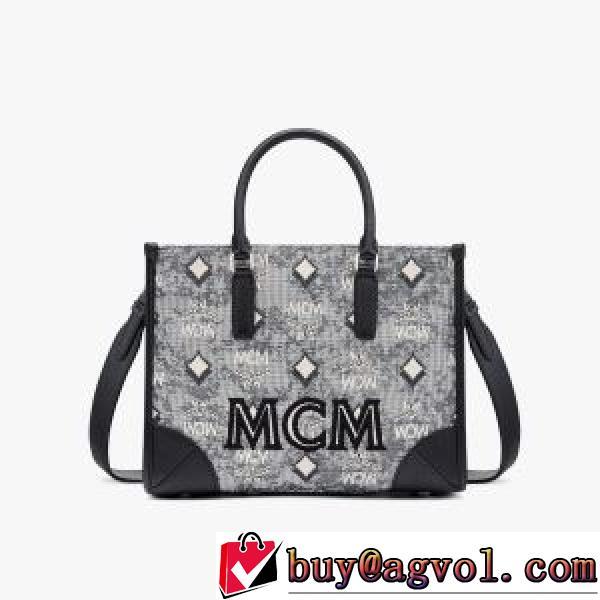 エムシーエム コピー MCM 人気販売中 2026秋冬 トートバッグ ヴィンテージ モノグラム ジャカード 手持ち&ショルダー掛け Sサイズ25x19cm  3色可選 エムシーエム トートバッグコピー.54.