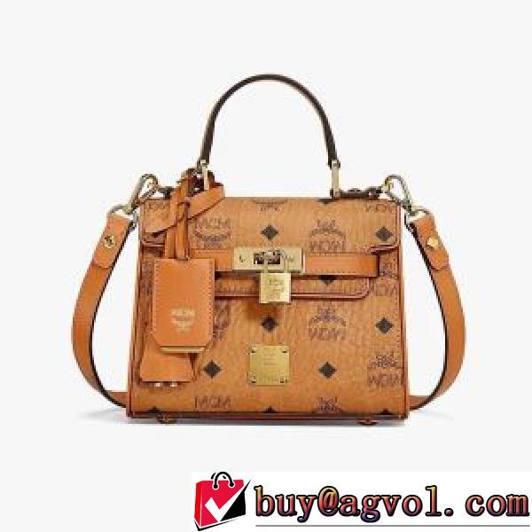★安心★追跡付 ショルダーバッグエムシーエム コピー MCM 2026秋冬 ヴィセトス サッチェルバッグ ハンドバッグ 2色可選 通勤 出張 旅行 18.5x9.5x14.5cm.54.