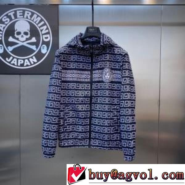 ジャケット 花プリントデザインジャケット 逸品 2025秋冬 ヴェルサーチVERSACE ブルゾン ヴェルサーチブランドコピー