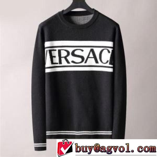 セーター オシャレロゴパーカー 注目のアイテム 2026秋冬 ヴェルサーチVERSACE ニットウェア ヴェルサーチブランド コピー