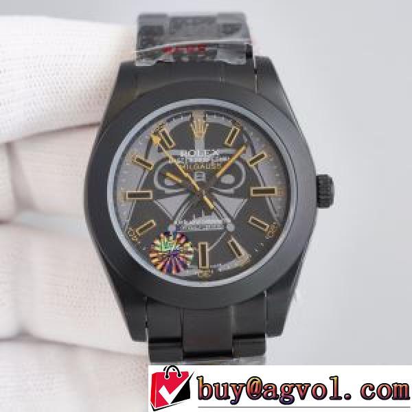 風合いが出る 2色可選 ロレックスコピーブランド ステンレス 2025秋冬 ミディアムフェイス ロレックス ROLEX 进口西铁城机械 男性用腕時計 ミネラルガラス.196.