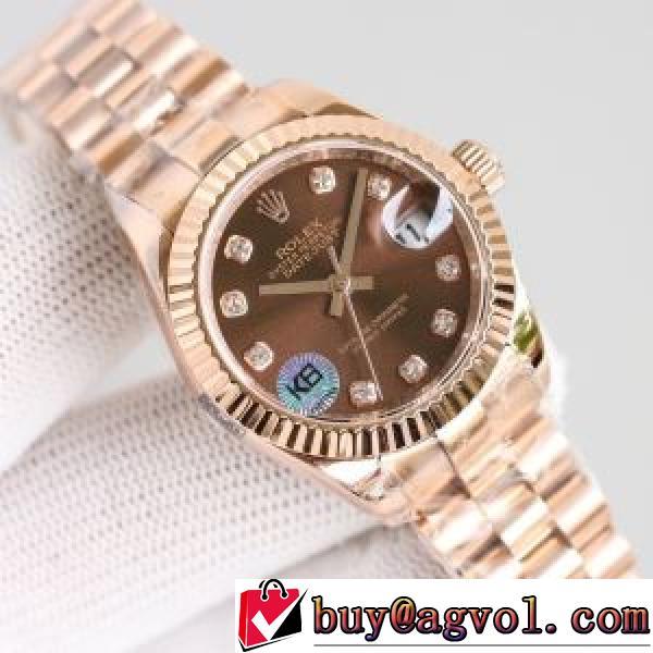 日付表示 お買取より三年保証 2026秋冬 上級全自動フライホイール機械 ロレックス ROLEX 4色可選 女性用腕時計 ステンレス サファイヤクリスタル風防.196.