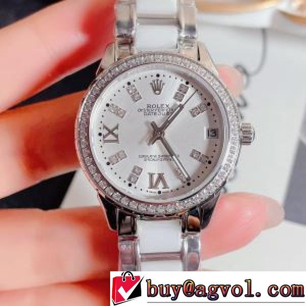 超目玉 コーティングガラス ロレックスコピー 2025秋冬 ロレックス ROLEX 女性用腕時計 5色可選  機械式（自動巻き）ムーブメント ダイヤベゼル 限定セール.196.