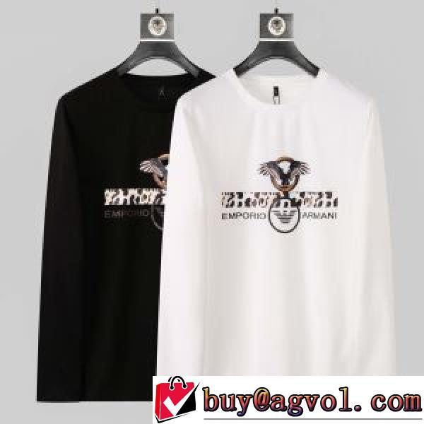 先行販売 2026秋冬 アルマーニ ARMANI 長袖Tシャツ 2色可選 EMPORIO ARMANIコピー 着心地満点