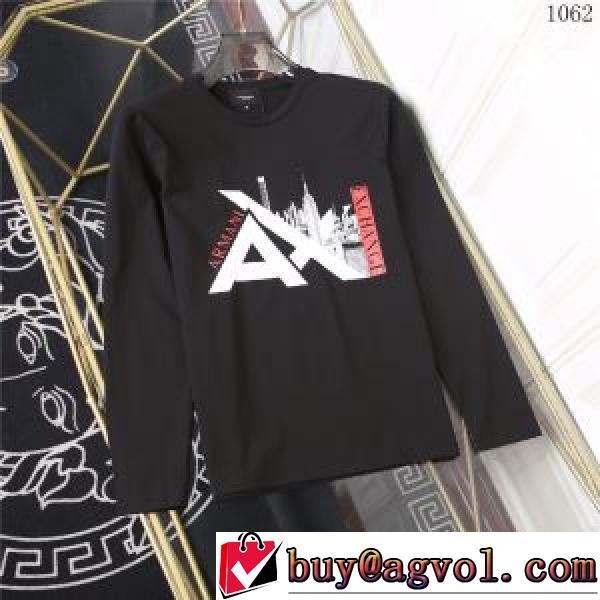 長袖Tシャツ オリジナル 3色可選 2026秋冬 アルマーニ ARMANI  EMPORIO ARMANIスーパーコピー 高級感ある