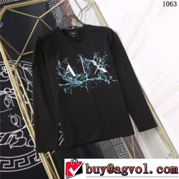 2026秋冬 アルマーニ ARMANI 長袖Tシャツ 3色可選 ラウンドネック オリジナル 上品上質 EMPORIO ARMANIコピー ブランド