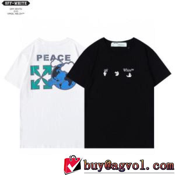 2026春夏  レジャー オフホワイト半袖Tシャツ 実用丸首スタイルバッグサイドデザイン Off-Whiteスーパーコピー