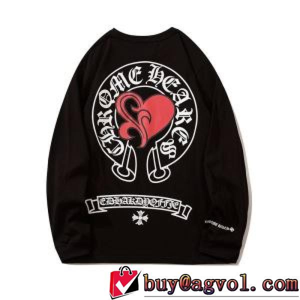 2026秋冬 プリント クロムハーツ CHROME HEARTS 2色可選 長袖Tシャツ お洒落に魅せる 男女兼用 クロムハーツブランド コピー