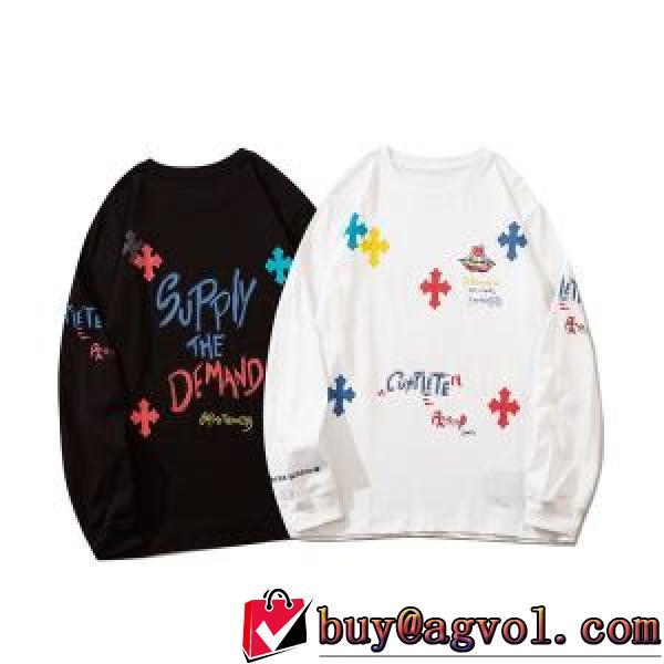 超目玉 2色可選 長袖Tシャツ 2026秋冬 クロムハーツ CHROME HEARTS プリント カッコいい印象を付ける クロムハーツブランド 偽物 通販