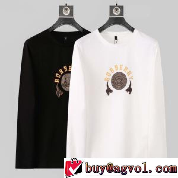 2026秋冬バーバリー BURBERRY 長袖Tシャツ 2色可選 肌に馴染みやすい 豊富なサイズ バーバリーコピー ブランド