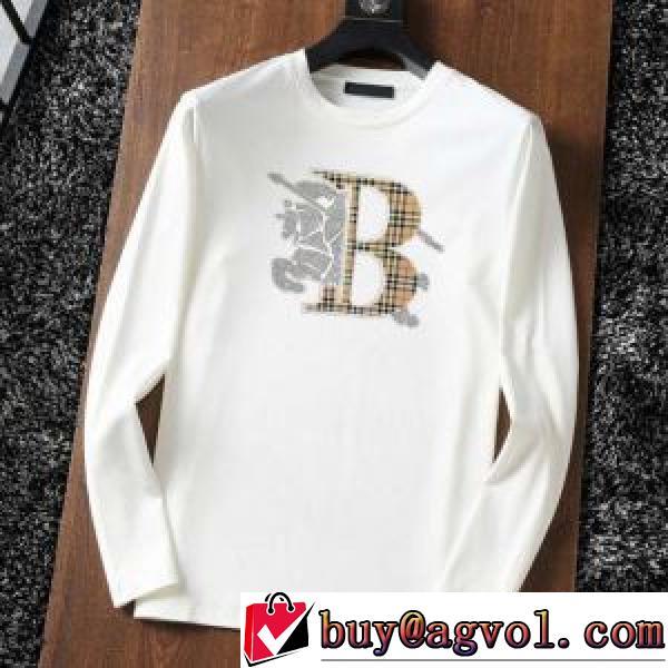 2色可選 長袖Tシャツ 柔らかい手触り バーバリーブランドスーパーコピー 2026秋冬バーバリー BURBERRY 個性的なデザ