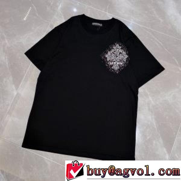 2色可選 長く愛用できる ラウンドネック 2026春夏 クロムハーツ CHROME HEARTS Tシャツ プリント デザイン性の高い クロムハーツブランド コピー