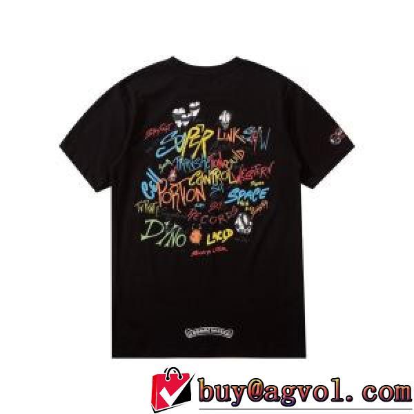 2026春夏 Tシャツ ラウンドネック クロムハーツ CHROME HEARTS 3色可選 プリント 肌に馴染みやすい クロムハーツコピー