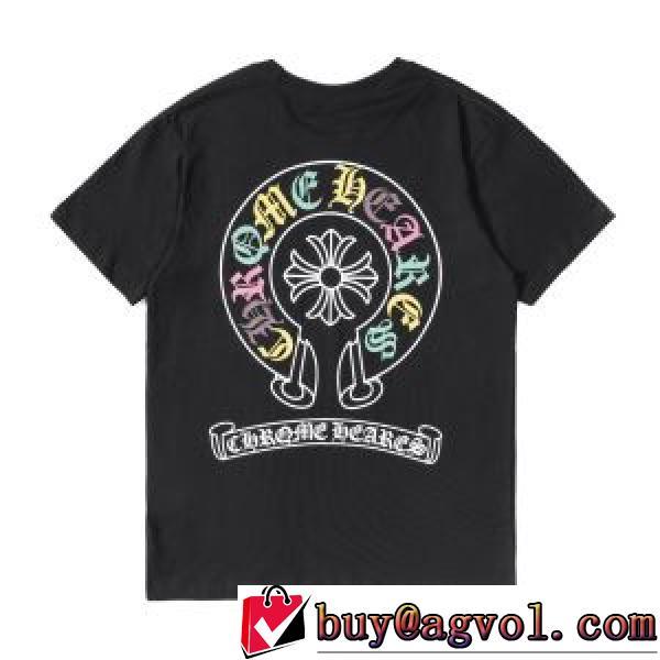 高級感ある 2026春夏 2色可選 クロムハーツ CHROME HEARTS クロムハーツ偽物ブランド プリント Tシャツ 着心地満点