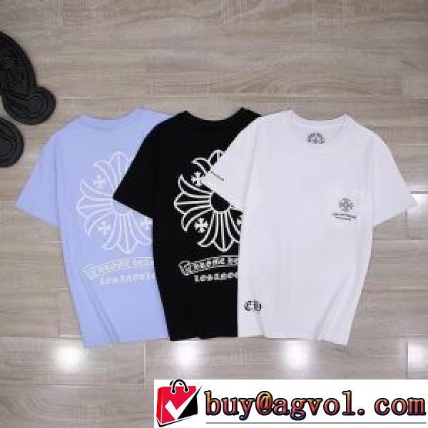 クロムハーツブランドスーパーコピー 3色可選 2026春夏 コスパ最高のプライス クロムハーツ CHROME HEARTS シンプル Tシャツ プリント