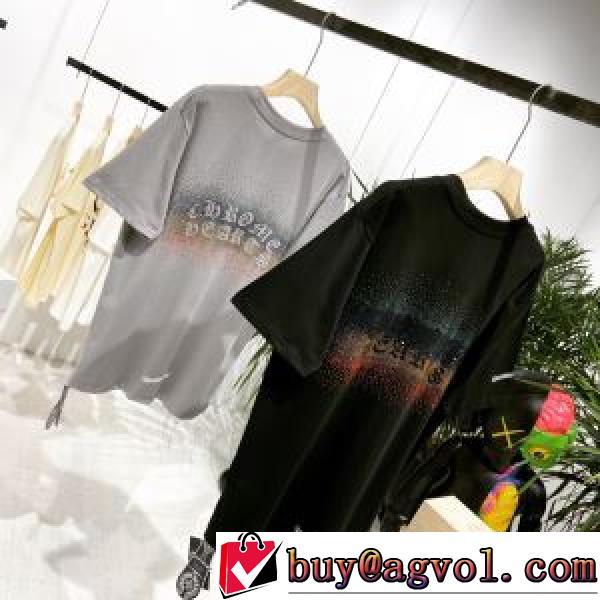 2025春夏 クロムハーツ CHROME HEARTS Tシャツ ラウンドネック 2色可選 高品質 レイヤード風/重ね着風 クロムハーツスーパーコピー 激安