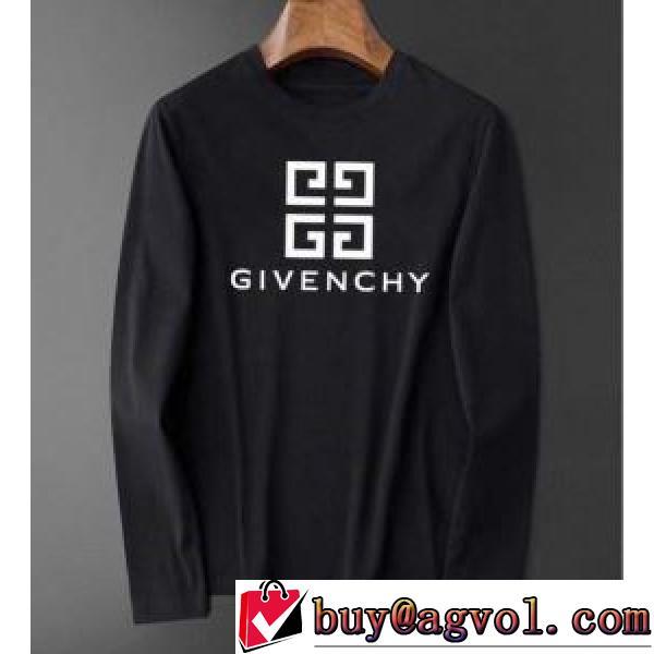 ジバンシィスーパーコピー 激安 2色可選 希少価値大！縦には伸びにくい 2026秋冬 ジバンシー GIVENCHY 長袖Tシャツ