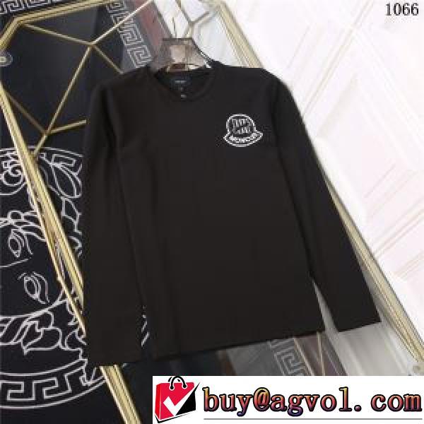 3色可選 長袖Tシャツ 希少価値大！着心地満点 モンクレールスーパーコピー 2026秋冬 モンクレール MONCLER