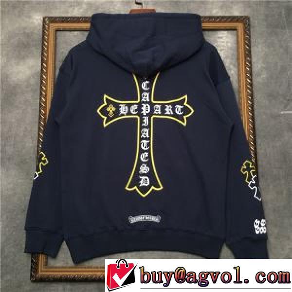 2色可選 クロムハーツコピー 2026秋冬 クロムハーツ CHROME HEARTS 着心地抜群 パーカー ペアルックトップス 防寒
