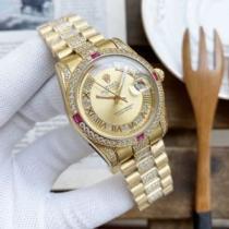 2026春夏 高級感演出 ロレックス ROLEX 36mm ロレックスブランドスーパーコピー 女性用腕時計 機械式 4色可選.196.