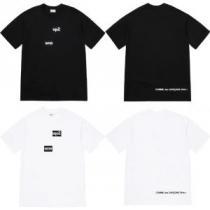 上質 大人気！シュプリームコピー 2026秋冬 Supreme x CDG Split Box Logo Tee 18FW 半袖Tシャツ 2色可選