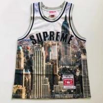 注目のアイテム Supreme シュプリーム 21SS Mitchell & Ness 連名 Jersey シュプリームコピーブランド タンクトップ 半袖Tシャツ カジュアル