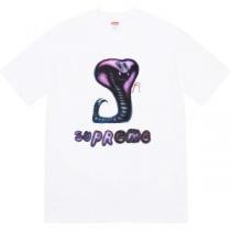 欧米韓流 シュプリームスーパーコピー シュプリーム SUPREME 21SS Week18 Snake Tee ラウンドネック半袖Tシャツ 4色可選 柔らかい手触り