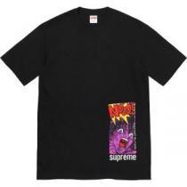 ◆モデル愛用◆ SUPREME 21ss week1 Does it work Tee 漫画人物 シュプリームブランドスーパーコピー ラウンドネック半袖Tシャツ シュプリーム SUPREME 4色可選