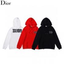 帽子付き ジップパーカー 2026秋冬 カップルペアルック ディオール DIOR パーカー スタイリッシュ