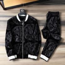 セットアップ上下 人目を惹くデザイン 2色可選 2026秋冬 ヴェルサーチVERSACE 飽きのこないデザイン ヴェルサーチコピー ブランド