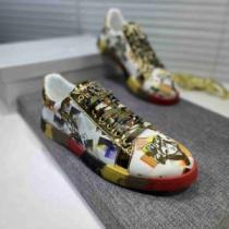 2026秋冬 上品上質 ヴェルサーチVERSACE フラットシューズ チロリアンテープ ヴェルサーチコピー ブランド カジュアルシューズ