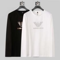 2026秋冬 アルマーニ ARMANI 長袖Tシャツ 2色可選 柔らかい手触り最安値に挑戦 EMPORIO ARMANIブランド コピー