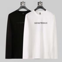 2色可選 長袖Tシャツ 暖かみのある肌触り 人気販売中 EMPORIO ARMANIスーパーコピー 2026秋冬 アルマーニ ARMANI