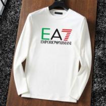 2色可選 長袖Tシャツ ラウンドネック カッコいい印象を付ける 高品質 人気 EMPORIO ARMANI偽物ブランド 2026秋冬 アルマーニ ARMANI
