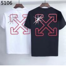 上品上質 Off-White偽物ブランド オフホワイト半袖Tシャツ 図案を美しく、ファッションを作る古典工芸 2026春夏