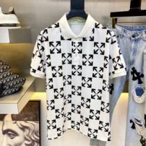 ラウンドネック 2026春夏  オフホワイト半袖Tシャツ カッコいい印象を付ける Off-Whiteブランド 偽物 通販