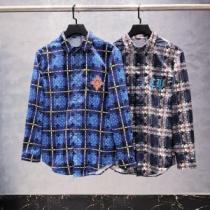 肌に馴染みやすい 2026秋冬 長袖シャツ チェック クロムハーツ CHROME HEARTS 2色可選 オリジナル クロムハーツ偽物ブランド