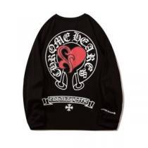 2026秋冬 プリント クロムハーツ CHROME HEARTS 2色可選 長袖Tシャツ お洒落に魅せる 男女兼用 クロムハーツブランド コピー