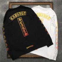 プリント クロムハーツコピーブランド 男女兼用 2色可選 2026秋冬 柔らかい手触り クロムハーツ CHROME HEARTS 長袖Tシャツ デザイン性の高い