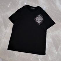 2色可選 長く愛用できる ラウンドネック 2026春夏 クロムハーツ CHROME HEARTS Tシャツ プリント デザイン性の高い クロムハーツブランド コピー