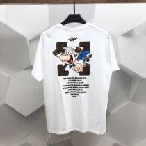 2026春夏 オフホワイトコピー ブランド 古典工芸は図案を作り,美しくファッションする Off-White半袖Tシャツ デザイン性の高い