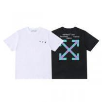 SALE!今季 Off-Whiteブランド コピー 2026春夏 オフホワイトラウンドネックショートスリーブ胸元にロゴプリント