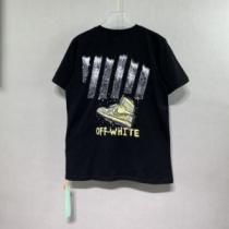 2026春夏半袖Tシャツ Off-Whiteスーパーコピー オフホワイト図案を美しく、ファッションを作る古典工芸 ◆モデル愛用◆