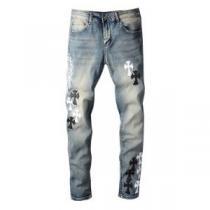 完成度の高い逸品 一味違うデニム クロムハーツコピー ブランド 2026秋冬 クロムハーツ CHROME HEARTS ヒゲと掴み加工 デニムパンツ