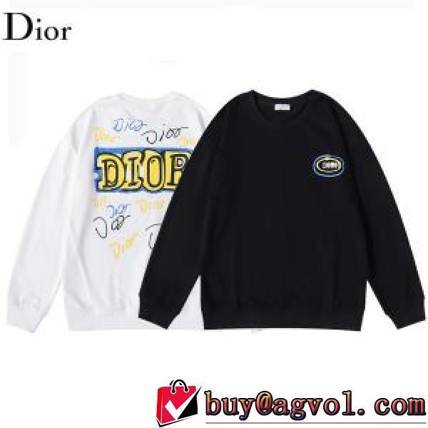 ディオールコピー セール中 プルオーバーパーカー プリントパーカ 2色可選 2026秋冬 ディオール DIOR 程よい厚み