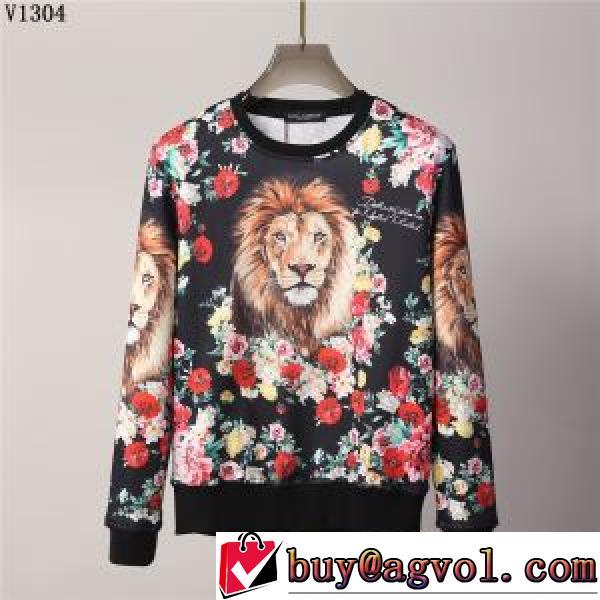 2026秋冬 プルオーバーパーカー ドルチェ＆ガッバーナ オリジナルプリント Dolce&Gabbana コピーブランド 希少価値大！
