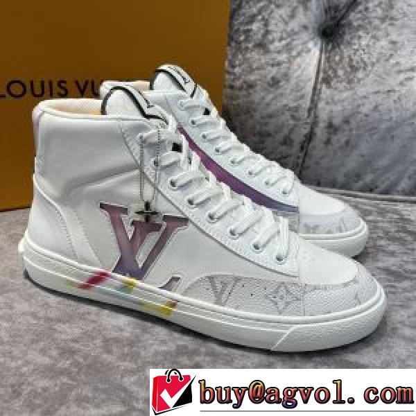 2026秋冬 ルイ ヴィトン LOUIS VUITTON ハイトップシューズ 2色可選 防水機能に優れ 豊富なサイズ ルイ ヴィトンブランド 偽物 通販