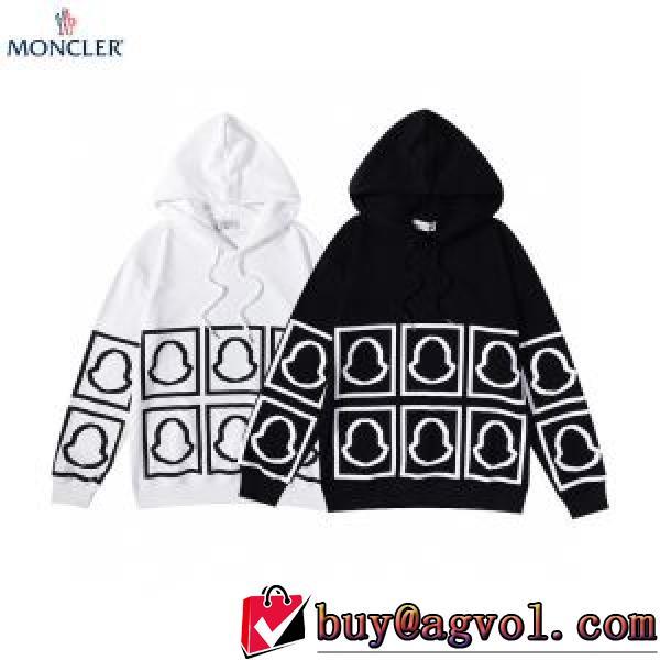 モンクレールブランド 偽物 通販 数に限りがある 2026秋冬 モンクレール MONCLER パーカー 2色可選 オシャレロゴパーカー ロゴパーカー
